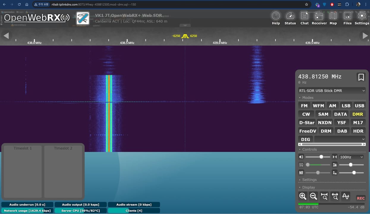 OpenWebRX - WebSDR