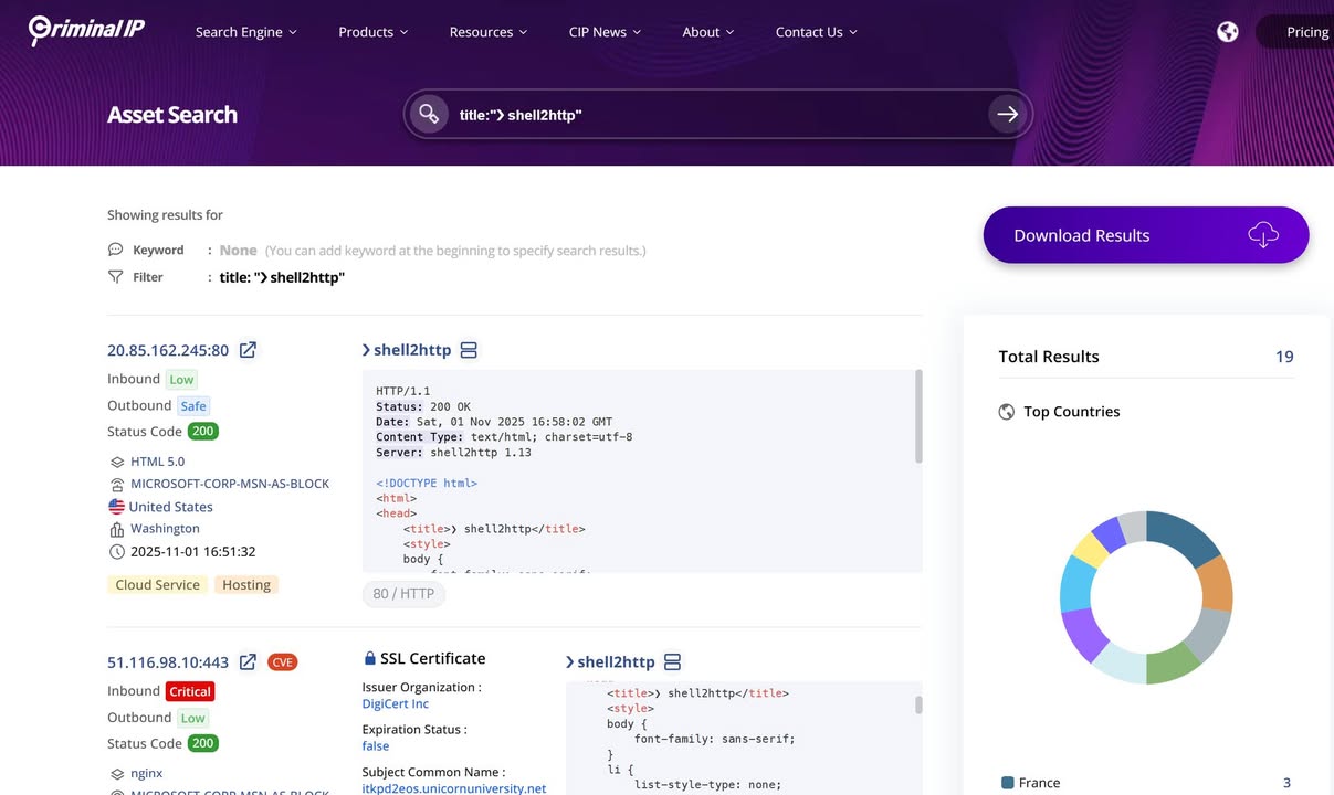Malicious Shell2http?